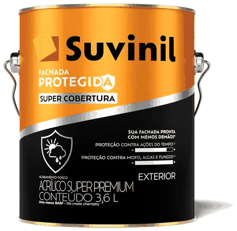 Fachada Protegida Super Cobertura — Líder Tintas
